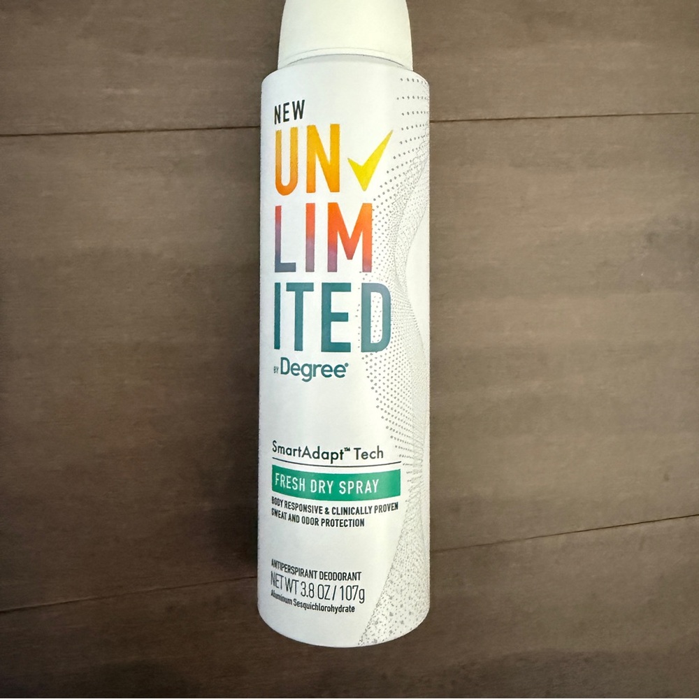 Degree Unlimited 96hrs Antiperspirant Deodorant Spray 3.8oz SmartAdapt Clinical